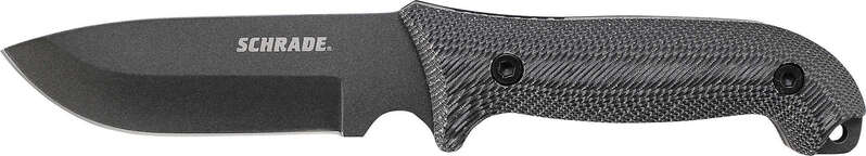 Schrade 5&quot; Lamă din oțel carbon 1095, Full Tang, Mânere Micarta, Teacă din poliester cu tijă de fero - KNIFESTOCK