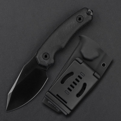 Kunwu STIFFY D. Black Micarta, VANADIS 4 DLC - KNIFESTOCK
