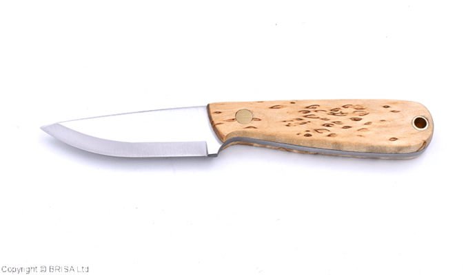 Brisa Necker 70-Curly birch 12C27 Scandi Tok Necker 70 Bőr BRS-010-9800-1549 - KNIFESTOCK