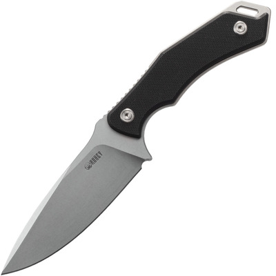 KUBEY Orthodox Fixed Blade Knife Black G10 Handle KU2108 - KNIFESTOCK