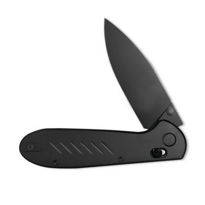 GEO Knife Frost Black DLC M390 Blade Black DLC Ti - KNIFESTOCK