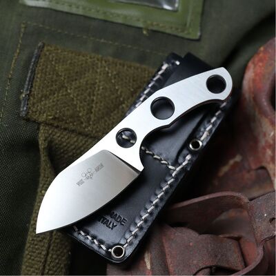 GIANT MOUSE GMF1-FS 5mm. M390 Satin Finish GM-GMF1-F-SATIN - KNIFESTOCK