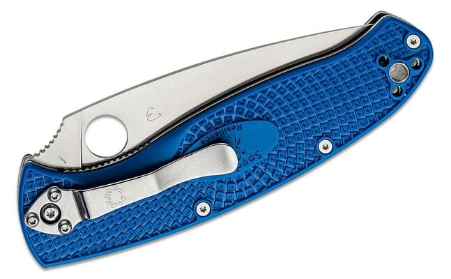 Spyderco Resilience Lightweight Blue C142PSBL - KNIFESTOCK