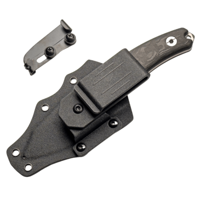 Kunwu STIFFY D. KNFS Limited Edition 50pcs VANADIS 4 Satin + Marble Carbon Fiber - KNIFESTOCK