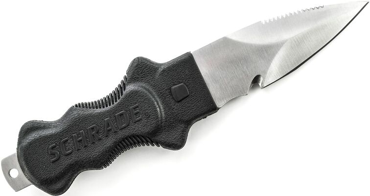 Schrade 8Cr13MoV Oțel Inoxidabil cu Conținut Ridicat de Carbon Spear Point cu Dublu Tăiș - KNIFESTOCK