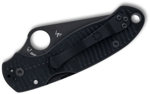 Spyderco Para 3 Salt Black G-10 CPM MagnaCut Black Blade C223GMCBKP - KNIFESTOCK