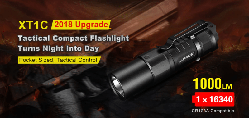 Klarus XT1C Flashlight XT1C - KNIFESTOCK