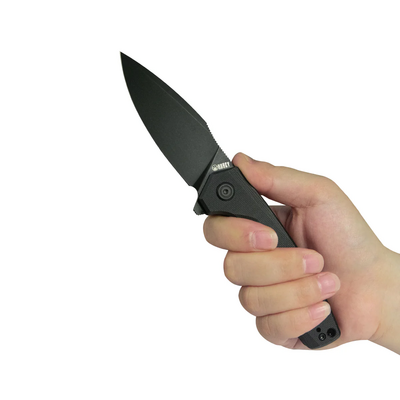 Kubey Calyce Blackwash 14C28N ,Black G10 KU901Y - KNIFESTOCK