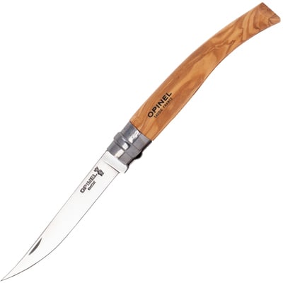 Opinel VRI N°10 Inox Slim Olive 000645 - KNIFESTOCK