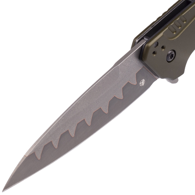 KERSHAW DIVIDEND COMPOSITE Assisted Folding Knife, Olive K-1812OLCB - KNIFESTOCK