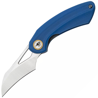 BESTECH BIHAI 14C28N Stonewash+Satin G10 Blue BG53D-1 - KNIFESTOCK