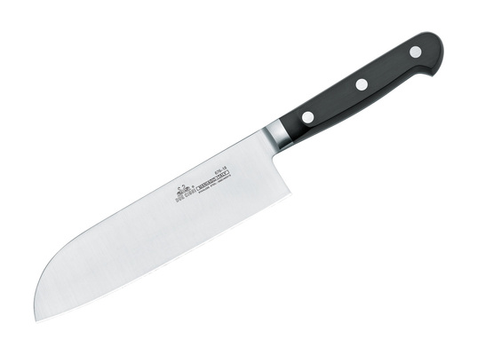 DUE CIGNI FLORENZ SANTOKU kuchynský nôž 18 cm 03DC015 čierna - KNIFESTOCK