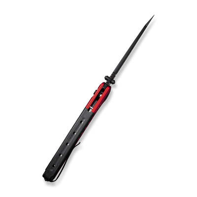 CIVIVI Sentinel Strike Red Aluminum Handle With Black FRN Integral Spacer Black K110 Blade C22025B-1 - KNIFESTOCK