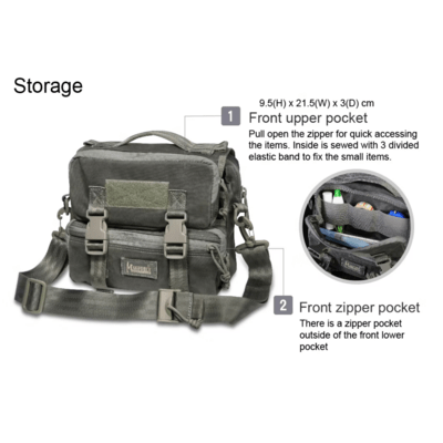 Magforce Survivor Carrying Bag - 500D W/P Black #A0499B02 - KNIFESTOCK