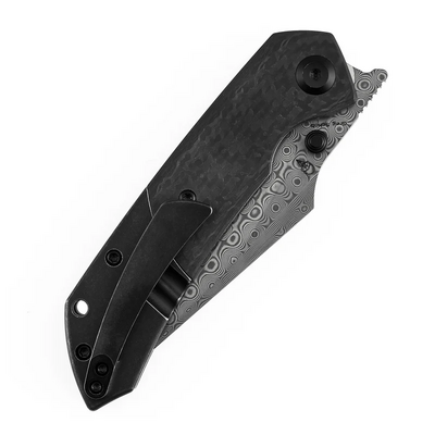 Kansept Fenrir DAM BW Titanium, Twill CF with G10 K1034D1 - KNIFESTOCK