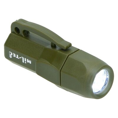 Mil-Tec MINI LAMPE DE SECOURS 3 LED olive 15180001 - KNIFESTOCK