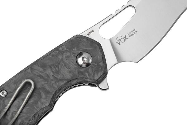 MKM ISONZO M390 Marble carbon fiber BÖHLER M390 MK FX03M-1CM - KNIFESTOCK