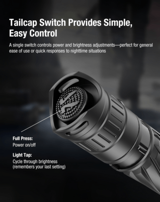 Klarus 2AA EDC Flashlight Multi-Fuel Performance Powerhouse P2 - KNIFESTOCK