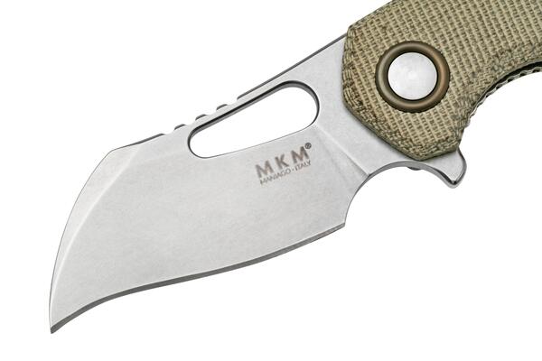 MKM ISONZO M390 Green canvas micarta BÖHLER M390 MK FX03M-1GC - KNIFESTOCK