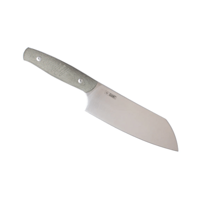 Giant Mouse Santoku Green Canvas  / Satin Nitro B Blade GM-KITCHEN-SANTOKU - KNIFESTOCK