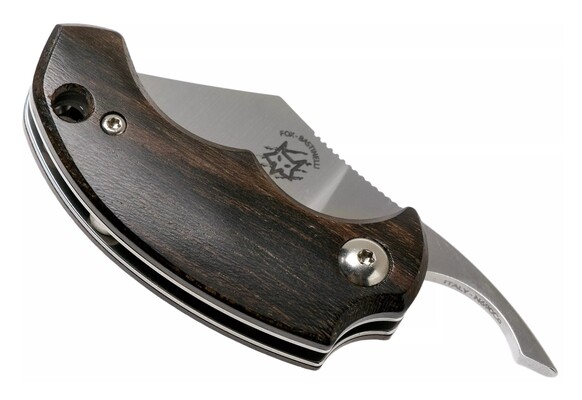 Fox Knives FX-519 ZW Bastinelli BB Drago Piemontes Ziricote Wood - KNIFESTOCK
