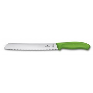 Victorinox kenyérvágókés 21cm. zöld 6.8636.21L4B - KNIFESTOCK