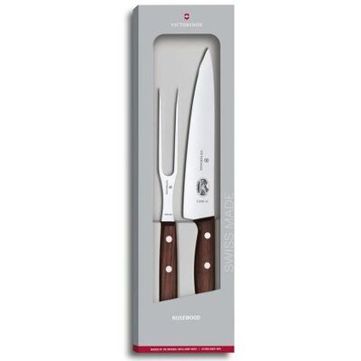 Victorinox 5.1020.2G tranžírovacia súprava 2ks drevo  - KNIFESTOCK