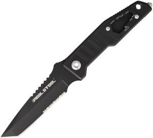Real Steel T99T geheel zwart 3921 - KNIFESTOCK
