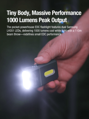 Lanternă Klarus E8-Green 1000lm/82h E8-Green - KNIFESTOCK