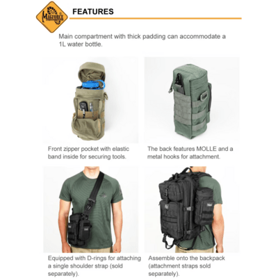 Magforce Bottle Holder M Khaki #0325K - KNIFESTOCK