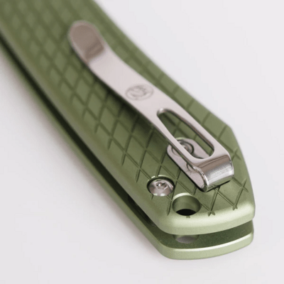 Vosteed Raccoon(Crossbar Lock) Nitro-V  Stonewash Green Aluminum A0514 - KNIFESTOCK
