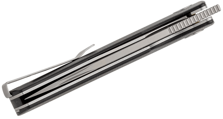 Petrified Fish PFP01Beluga Homokfúvott K110 Fekete G10 PFP01D - KNIFESTOCK