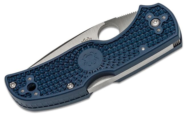 Spyderco Native 5 Blue FRN C41PCBL5 - KNIFESTOCK