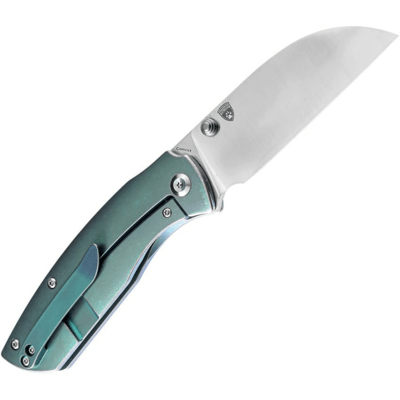 Kansept Convict CPM-S35VN Green Anodized Titanium Handle K1023B3 - KNIFESTOCK