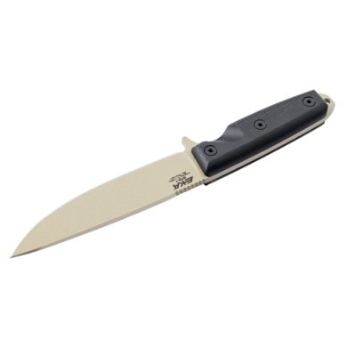 EKA RTG1 Tan Blade, Black G10 Handle  50130 - KNIFESTOCK