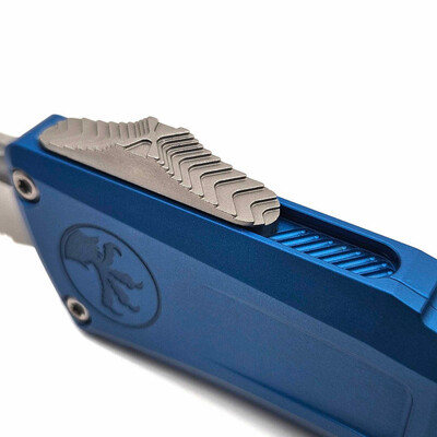 Microtech Combat Troodon® T/E Gen III Син Каменно Измиване Пълно Назъбено 1144-12BL - KNIFESTOCK