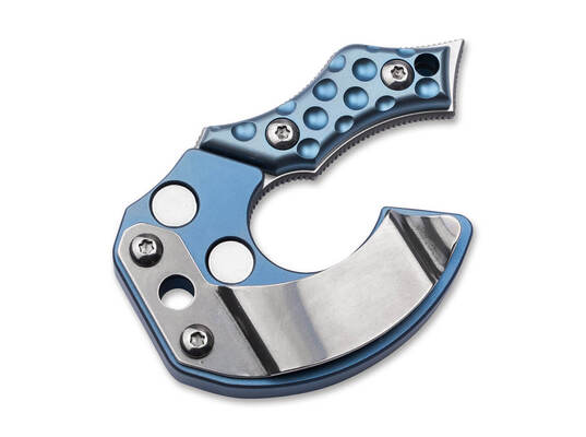 Midgards Messer Nori Nano V2 Titanium Blue 09MG002 - KNIFESTOCK