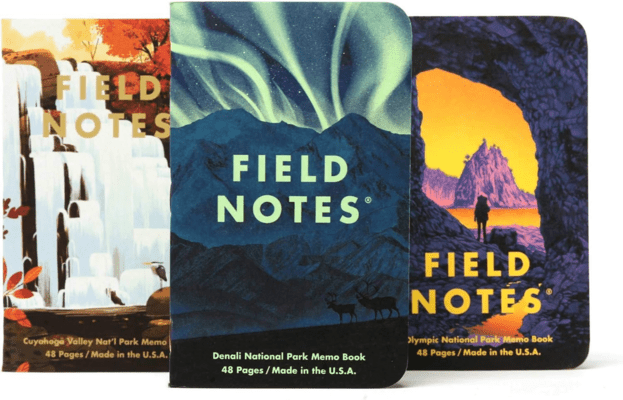 Field Notes National Parks E: Denali, Cuyahoga Valley, Olympic (Graph paper) FNC-43e - KNIFESTOCK