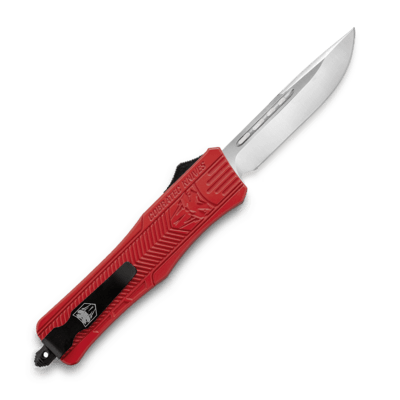 CobraTec Large CTK-1 Red Drop Not Serrated 06CT156 - KNIFESTOCK