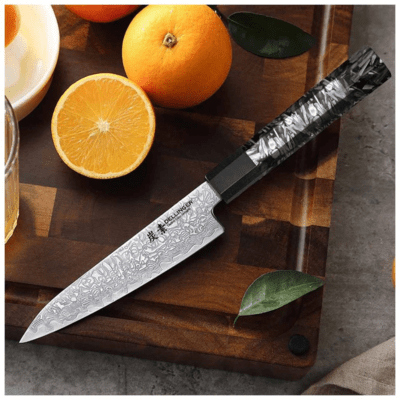 Dellinger Utility Knife 140 mm Dellinger Carbon Fiber Octagon® - KNIFESTOCK