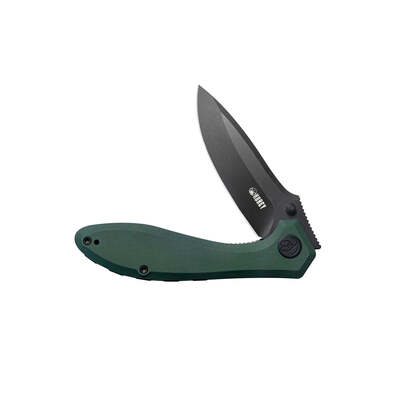 Kubey Ruckus Liner Lock Folding Knife Green G10 Handle KU314L - KNIFESTOCK