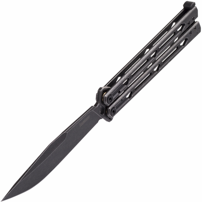 KERSHAW LUCHA Balisong Knife, Blackwash K-5150BW - KNIFESTOCK