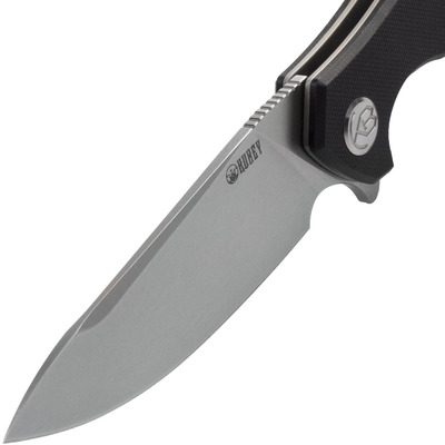 KUBEY Nova Liner Lock Flipper Folding Pocket Knife Black G10 Handle KU117A - KNIFESTOCK