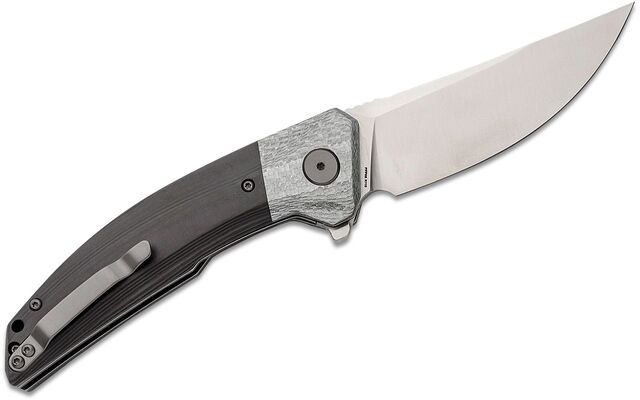 Petrified Fish PFP05 Deepsea Satin K110 Carbon Fiber PFP05CS - KNIFESTOCK