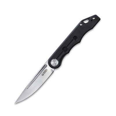 KUBEY Mizo Liner Lock Front Flipper Zavírací Nůž Černá Rukojeť G10 KU2101A - KNIFESTOCK