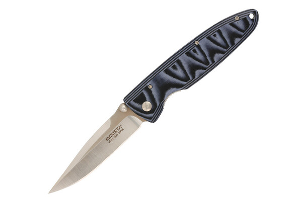 Mcusta MC-10V Classic Wave, VG-10 Blade, Blue Micarta Handle - KNIFESTOCK