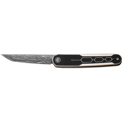 Civivi KwaiQ Milled Ivory/Black G10 Handle C23015-DS1 - KNIFESTOCK