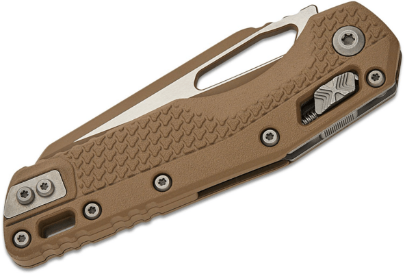 Microtech MSI® S/E Tri-Grip Polymer Dark Earth Dark Earth Backspacer Cerakote Fu - KNIFESTOCK