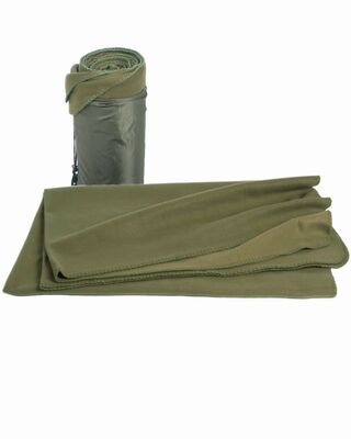 Mil-Tec DEKA POLY-FLEECE 320GR 200X150 CM olivová 14426001 - KNIFESTOCK