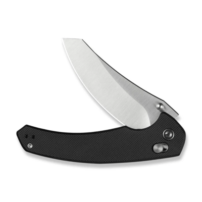 Sixgill Black G10 HandleSatin Finished Nitro-V BladeCrossbar Lock - KNIFESTOCK